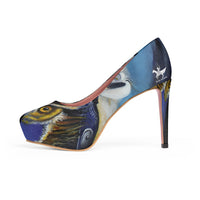 nature VS Man - Women's Platform Heels