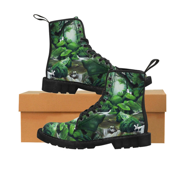 Enchanted Forest - Men's Canvas Boots