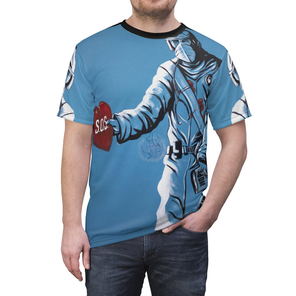 COVID-19 - Unisex AOP Cut & Sew Tee