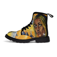 Dark they were with golden Eye - Women's Canvas Boots