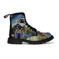 nature VS Man - Women's Canvas Boots