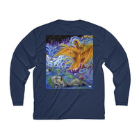 Buddha  - Men's Long Sleeve Moisture Absorbing Tee
