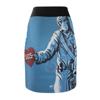 COVID-19 - Women's Pencil Skirt