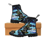 Enigmatic Portals - Women's Canvas Boots
