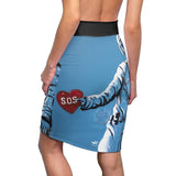 COVID-19 - Women's Pencil Skirt