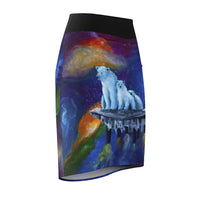 Alone - Women's Pencil Skirt
