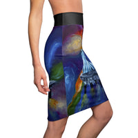 Alone - Women's Pencil Skirt