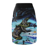 Enigmatic Portals - Women's Pencil Skirt