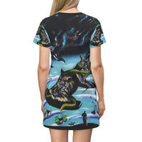 Enigmatic Portals - All Over Print T-Shirt Dress