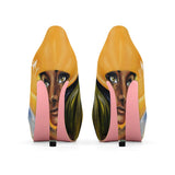 Dark they were with golden Eye - Women's Platform Heels